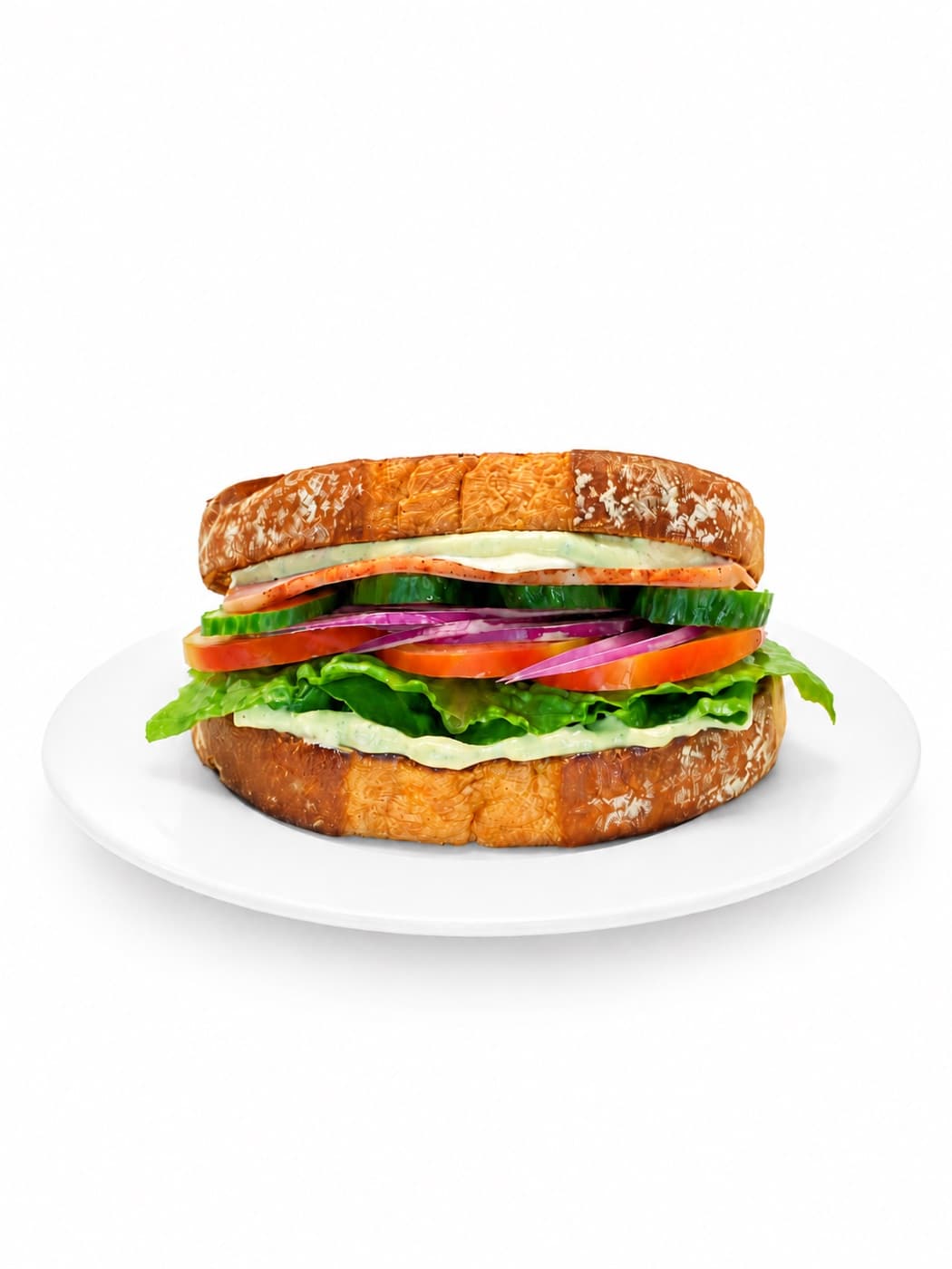 Sándwich clásico de jamón
